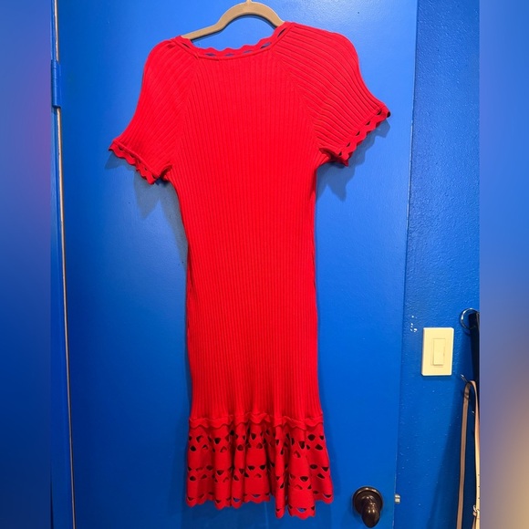 Jonathan Simkhai Vibrant Red Midi Dress - Picture 9 of 14
